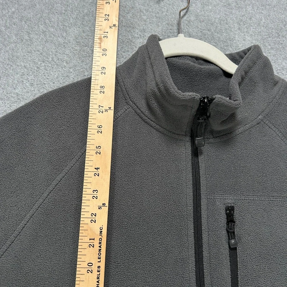 Starter Pullover Quarter Zip Mens L Grey Black Fleece streetwear